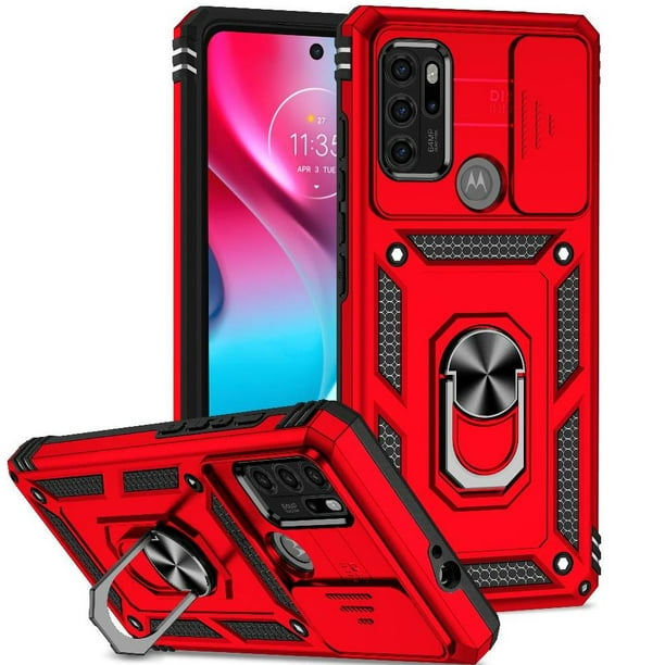 Estuche GANGXUN para Motorola Moto G60s, soporte giratorio 360°, estilo mecánico y magnético
