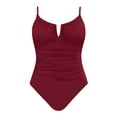 Find Your Perfect Time and Tru Women's and Plus V Wire One Piece Swimsuit, Sizes XS3X