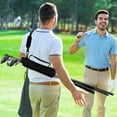 thumbnail image 2 of Mini Golf Bag Detachable Golf Bag with Ball Pouch Polyester Mini Club Bag Golf Club Accessory Single Shoulder for Driving Range methodical, 2 of 4