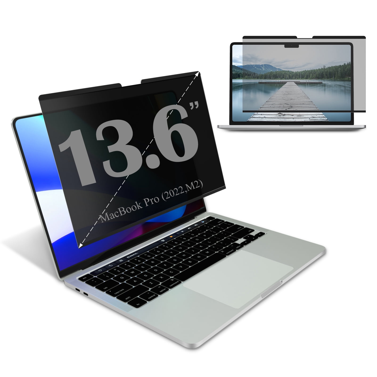 Ytaland Privacy Screen for MacBook Air 13.6 inch M2 Chip 2022