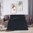 thumbnail image 6 of DouZhe Ultra-Soft Micro Fleece Lightweight Flannel Bed Blanket, Universe Moon Earth Stars Print Cozy Warm Throw Blankets, 60"x50", 6 of 7