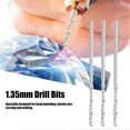 thumbnail image 4 of 10Pcs Straight Shank Twist Drill Bits for Jewelry Pearl Punch Drilling Machine 1.35mm, 4 of 4