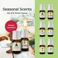 thumbnail image 2 of Winter Essential Oil Set of 6 Fragrance Oils - Christmas Wreath Pine, Vanilla, Peppermint, Cinnamon, Sugar Cookie, and Gingerbread by Good Essential Oils - 5ml Bottles, 2 of 6