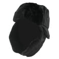 thumbnail image 1 of Top Headwear Winter Trapper Trooper Aviator Hat - Black, 1 of 2