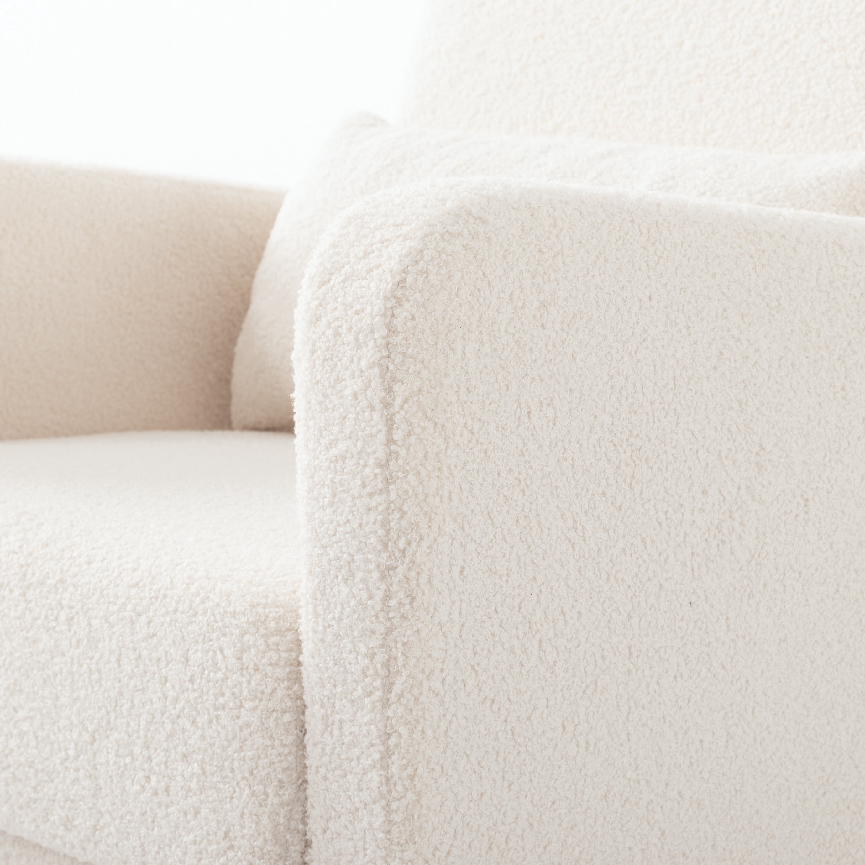 BSHTI 26.5” Modern design Style Accent Chair. Easy to Assemble Accent Chair with Storage Side Pocket and Solid Wood Frame for Livingroom