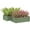 Green, variant on Outsunny Set of 2 Raised Garden Beds, Galvanized Planter Box, Grey
