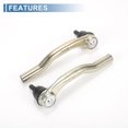 thumbnail image 4 of 2pcs Front Outer Tie Rod Ends Kit Suspension Steering Tie Rod End for Honda Fit 2015-2020 No.53540T5R003, 4 of 7