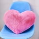 thumbnail image 1 of Zhuge Almohada decorativa con forma de corazón con relleno de piel de conejo sintética suave para niños, niñas, amigos y San Valentín (16 x 20 pulgadas, rosa), 1 of 3