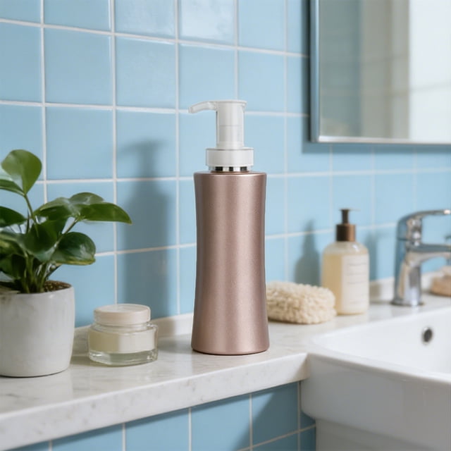 MTBLYS 500Ml Hand Soap Dispenser Bottle Plastic Refillable Pump 1 Pack Bathroom Kitchen Toilet Use