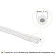 thumbnail image 3 of Uxcell 5M/16.4Ft Silicone Window Screen Spline Sealing Strip, 4mm OD White, 3 of 6