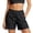 r-1830Black440, variant on Women Athletic Shorts Lightweight Knee Length Casual Summer Fashion Sportswear Holiday Solid Color Daily Bottoms