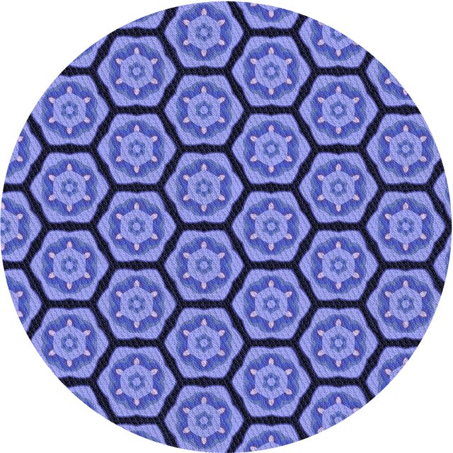 Ahgly Company Tapis Rond Lavable en Machine Intérieur Transitionnel Bleu Ciel, 6 Pieds Rond