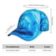 thumbnail image 2 of Fotbe Blue Shell Gorro Clásico de Béisbol, Gorra Ajustable con Broche Snapback, Gorro de Exterior de Algodón Suave, 2 of 6