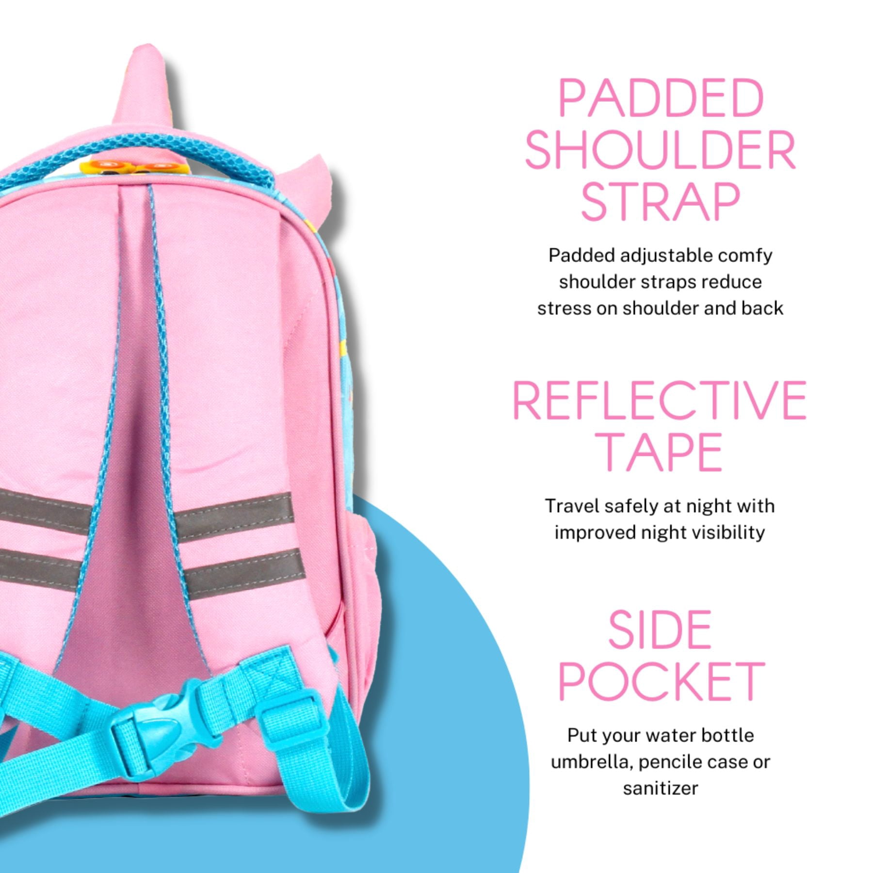 Twise Side-kick 12" Kids, Toddlers Backpack for Preschool, Unicorn
