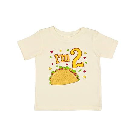 

Inktastic I m Two- Taco Birthday Party Gift Baby Boy or Baby Girl T-Shirt