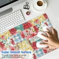 thumbnail image 4 of Long Mouse Pads for Desk,Pioneer Flower Floral Print Pattern Desk Mats on Top Of Desks, Desk Mouse Pad Extra Large with 3mm Non-Slip Base and Stitched Edge for Gaming,Office,Work,Home 31.5"x15.7", 4 of 6