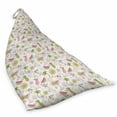 thumbnail image 2 of Summer Lounger Chair Bag, Pastel Colorful Themed Pattern with Watermelon Palm Lemon Umbrella, High Capacity Storage with Handle Container, Lounger Size, Pale Eggshell Multicolor, by Ambesonne, 2 of 5