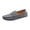 Grey, variant on Rokment Women's Men's Moccasines Slip on Penny Loafers Walking Shoes Classic Comfortable Suede Flat Spring Fall Casual Dress Footwear Black Size 7