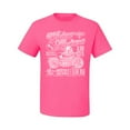 thumbnail image 2 of Wild Bobby, 1901 Widow Makers Skeleton Motorcycle Cars and Trucks Men's Graphic T-Shirt, Neon Pink, Large, 2 of 3