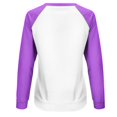 thumbnail image 5 of Long Sleeve Shirts for Womens 2026 Trendy Raglan Color Block Crew Neck Baseball Tees Casual Loose Fit Tunics Tops, 5 of 8