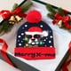 thumbnail image 1 of xihome Gorro navideño LED con diseño de Pap Noel iluminado, gorro de invierno de acrlico tejido para fiestas navideñas y proteccin para las orejas en climas fros, 1 of 6