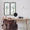 thumbnail image 3 of Stupell Industries Elegant Indigo Lilac Flower Jars Soft Light Watercolor,10 x 24, Design by Carol Robinson, 3 of 5