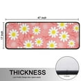 thumbnail image 5 of Kitchen Rugs Sets Of 2,Pink Daisy Flower Yellow Centers Pattern Anti Fatigue Kitchen Mat Rugs Non Slip Washable,Decorative Kitchen Floor Mats for Kitchen,Sink,Laundry,17"x47"+17"x47", 5 of 5