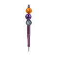 thumbnail image 1 of Bolígrafo De Halloween, Suministros Para Fiestas, Regalo De Halloween, Bolígrafo Práctico Con Cuentas De Color Morado Púrpura, 1 of 8