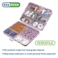 thumbnail image 3 of Ezy Dose Bi-Foldable Magnetic Pill Organizer, 11 Compartments, Travel-Friendly, Pink, 3 of 5