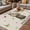 Beige, variant on Blue Plaid Groundhog Outdoor Rug for Patio/Deck/Porch, Non-Slip Large Area Rug 3 x 5 Ft, Spring Floral Butterfly Botanical Indoor Outdoor Rugs Washable Area Rugs, Reversible Camping Rug Carpet Runner