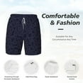 thumbnail image 6 of Picia LOVE pattern Mens Swim Trunks with Compression Liner Stretch Beach Shorts Quick Dry with Zipper Pockets No-Chafing Board Shorts-Large, 6 of 9
