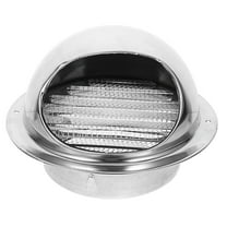 Soimiss Stainless Steel Round Exhaust Grille Outdoor Vent Cover 1Pack