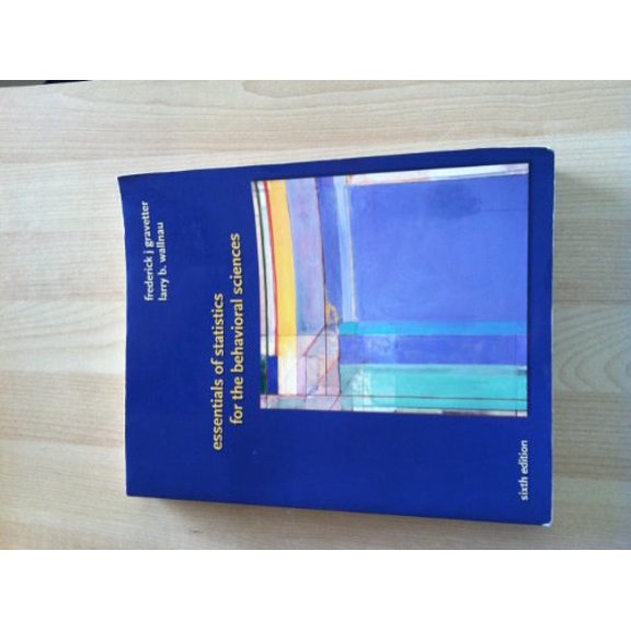 Pre-Owned Essentials of Statistics for the Behavioral Sciences (Paperback) 0495383945