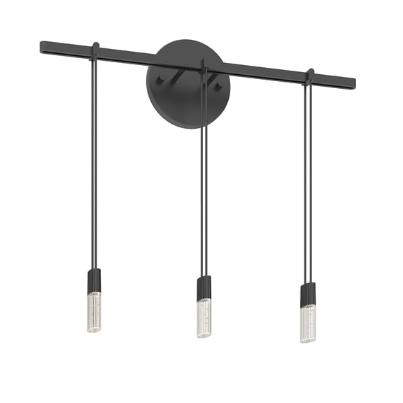 Sonneman S1m18k-Jfxxxx12 Suspenders Led Bar Wall Sconce - Black