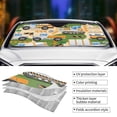 thumbnail image 4 of Kdxio Construction Machinery1 Print Front Windshield Sun Shade,Folding Auto Sunshade for Car Truck SUV-Small, 4 of 7
