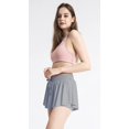 thumbnail image 3 of Pantalones cortos fluidos para mujer Pantalones cortos atléticos para correr Pantalones cortos de mariposa de entrenamiento Pantalones cortos lindos (gris) Feliz Sencillez, 3 of 4