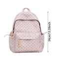 thumbnail image 3 of Polka Dot Backpack for Women Y2k Backpack | Lightweight Large Capacity Multi-Pocket Nylon Polka Dot Backpack for School Daypack, Coquette Bookpack Campus Weekend (Yellow), 3 of 6