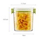 thumbnail image 1 of Tarro Sellado Ganfancp Cocina Tarro Transparente Doble Sellado para Grano, 1 of 3