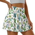 thumbnail image 5 of Yuyamidu Cactus Womens Athletic Skirt Trendy High Waisted Golf Skirts for Women Size L Soft Skorts Activewear for Outdoor Sports Hiking Running, 5 of 7
