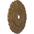 thumbnail image 3 of 32 1/4"OD x 3 5/8"ID x 1 1/8"P Angel Ceiling Medallion (Fits Canopies up to 15 3/4"), Hand-Painted Rubbed Bronze, 3 of 7