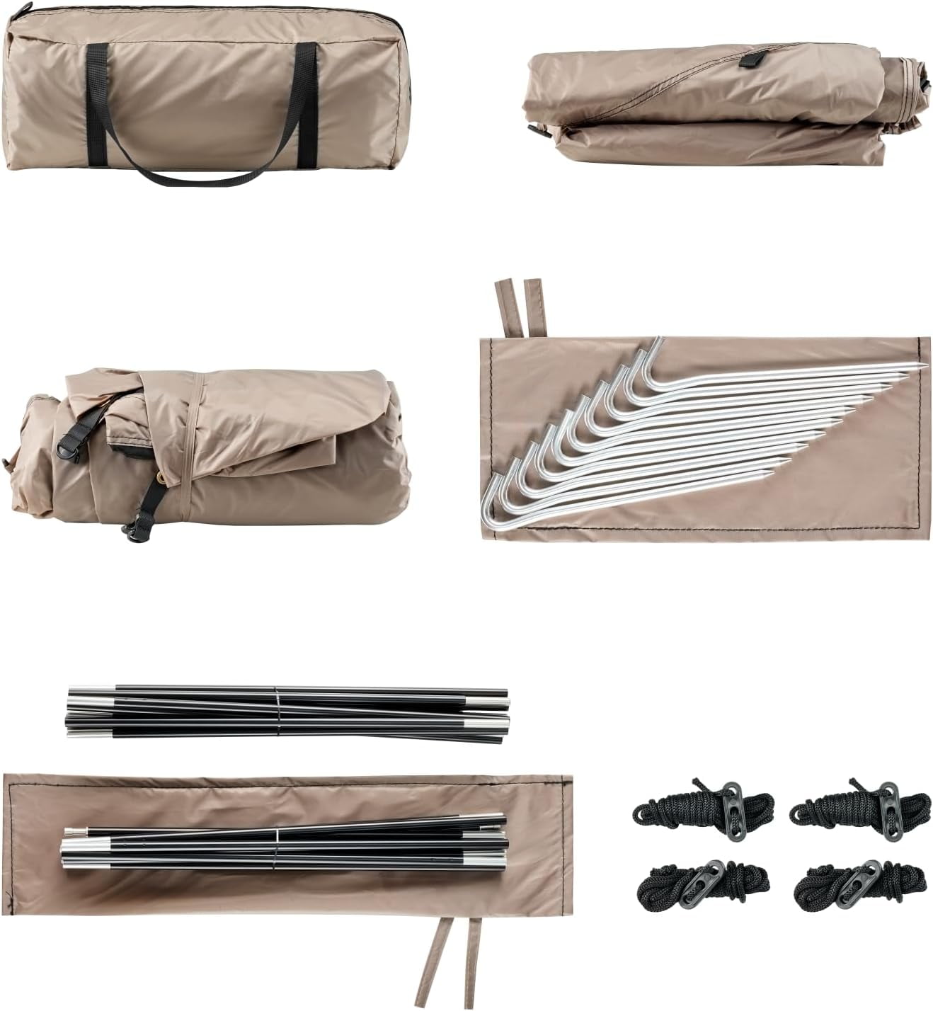 Double Layer Waterproof 2-Person Dome Tent - 4-Season Weather-Resistant Camping Tent for Rain and Wind Protection - Ultralight & Easy Setup Outdoor Gear