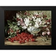 thumbnail image 2 of Laux, August 18x14 Black Modern Framed Museum Art Print Titled - Raspberries and Sweet Pea, 2 of 5