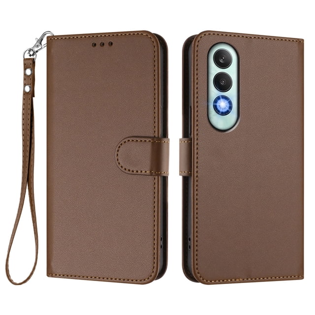 GANGXUN Wallet Case for OnePlus Nord CE4 5G – Magnetic Closure, RFID Blocking, Wrist Strap, Wireless Charging Compatible