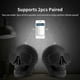 thumbnail image 4 of kull Bluetooth Speakers, Portable Wireless Speaker Built-in Mic, Cool Creative Design Bass Stereo Speaker for Halloween, Outdoor, Home Decor, Support, 4 of 5