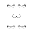 thumbnail image 3 of Seitruly Gafas de lectura portátiles de resina para hombres y mujeres, lentes para lectores de presbicia, gafas para personas mayores, gafas de aumento Type5 NO5 Seitruly CBP028190, 3 of 4