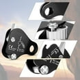 thumbnail image 4 of Climbing Ascender Rope Grab Fall Protection Belay Device Tree Climbing Gear Rappelling Equipment Rope Ascender for Rock Climbing Mountaineering Arborist Caving Rescue Aerial Work 8-12 mm Ropes, 4 of 8