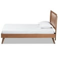 thumbnail image 3 of Baxton Studio Emiko Contemporary/Modern Engineered Wood Platform Bed, Twin, Walnut Brown, 3 of 9