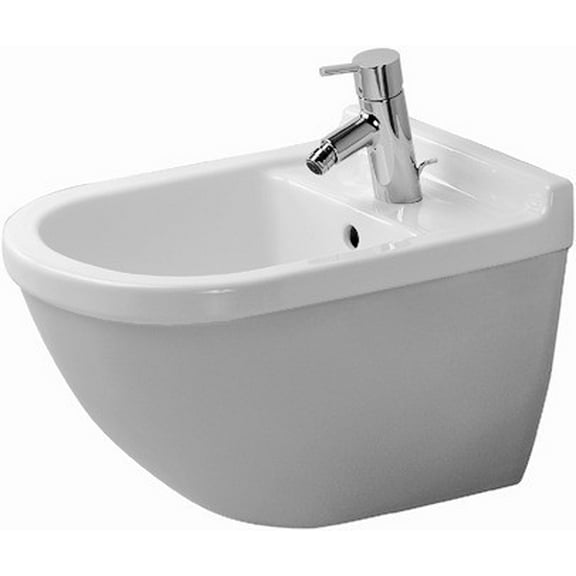 Duravit 2280150000 Starck 3 Wall Mounted Bidet - White