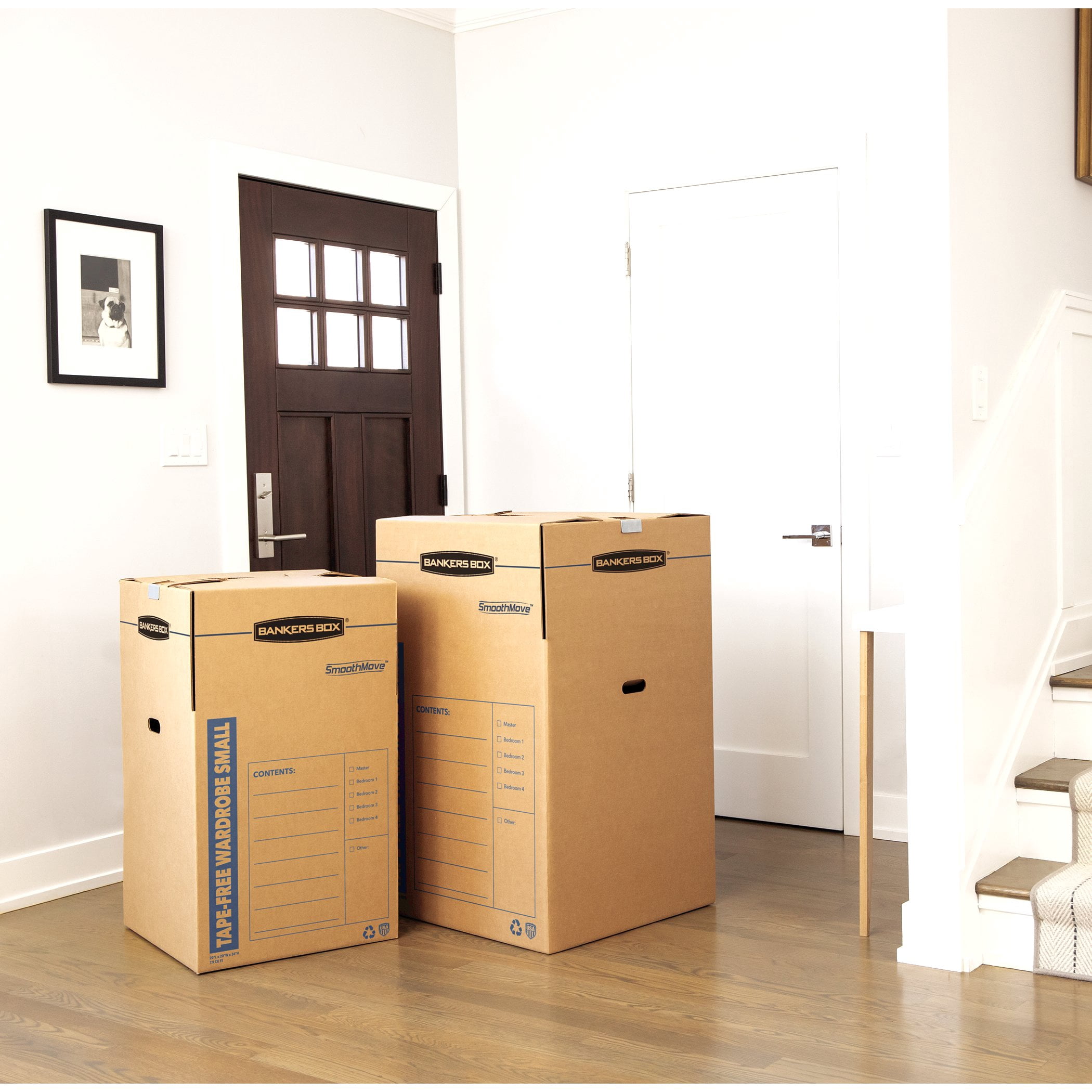 SmoothMove™ Large Tape-Free Wardrobe Box