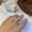 5 color, variant on Womens Pearl Rhinestone Ring Adjustable Geometric Inlaid